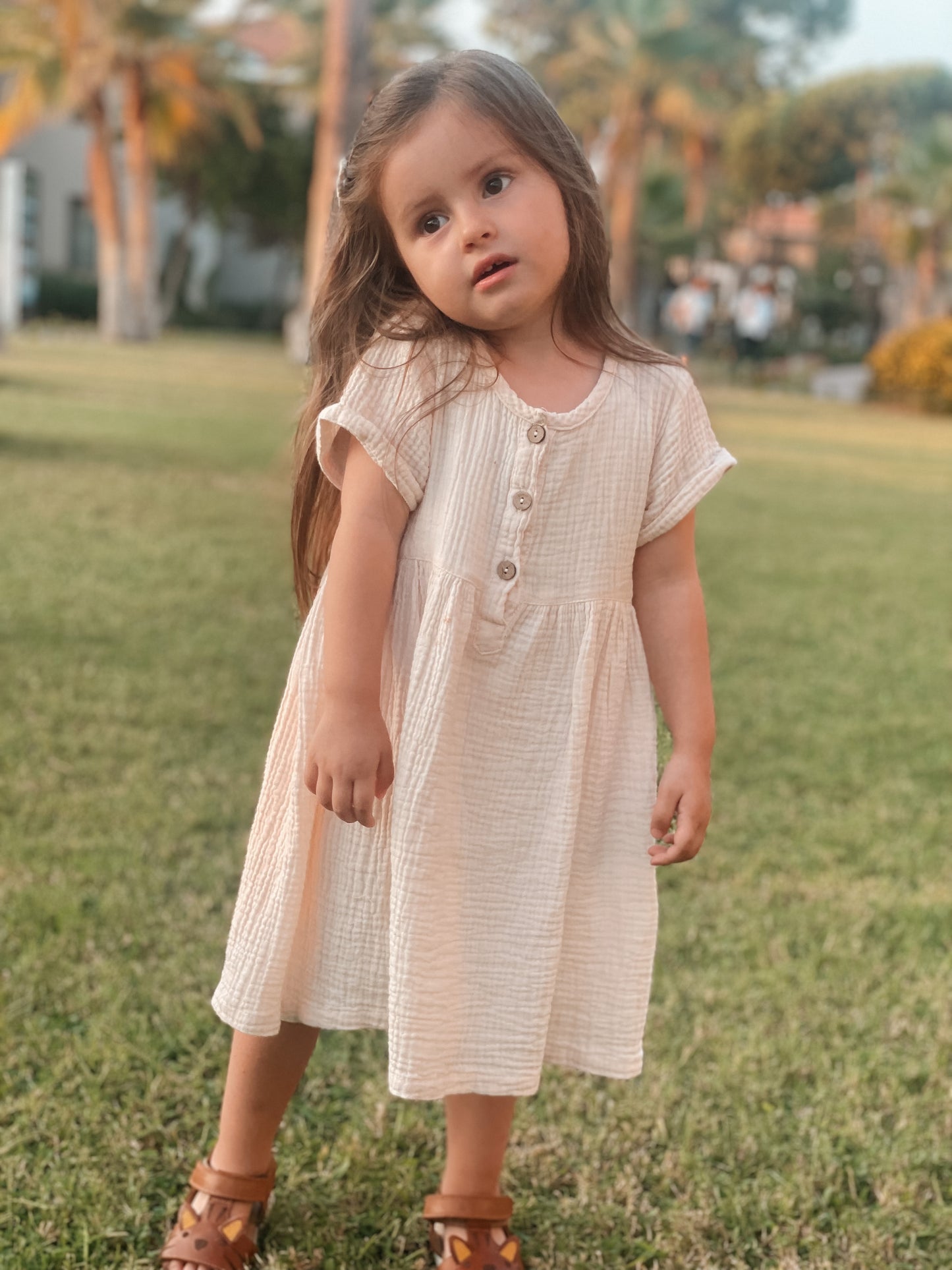 Musselin - Kleid