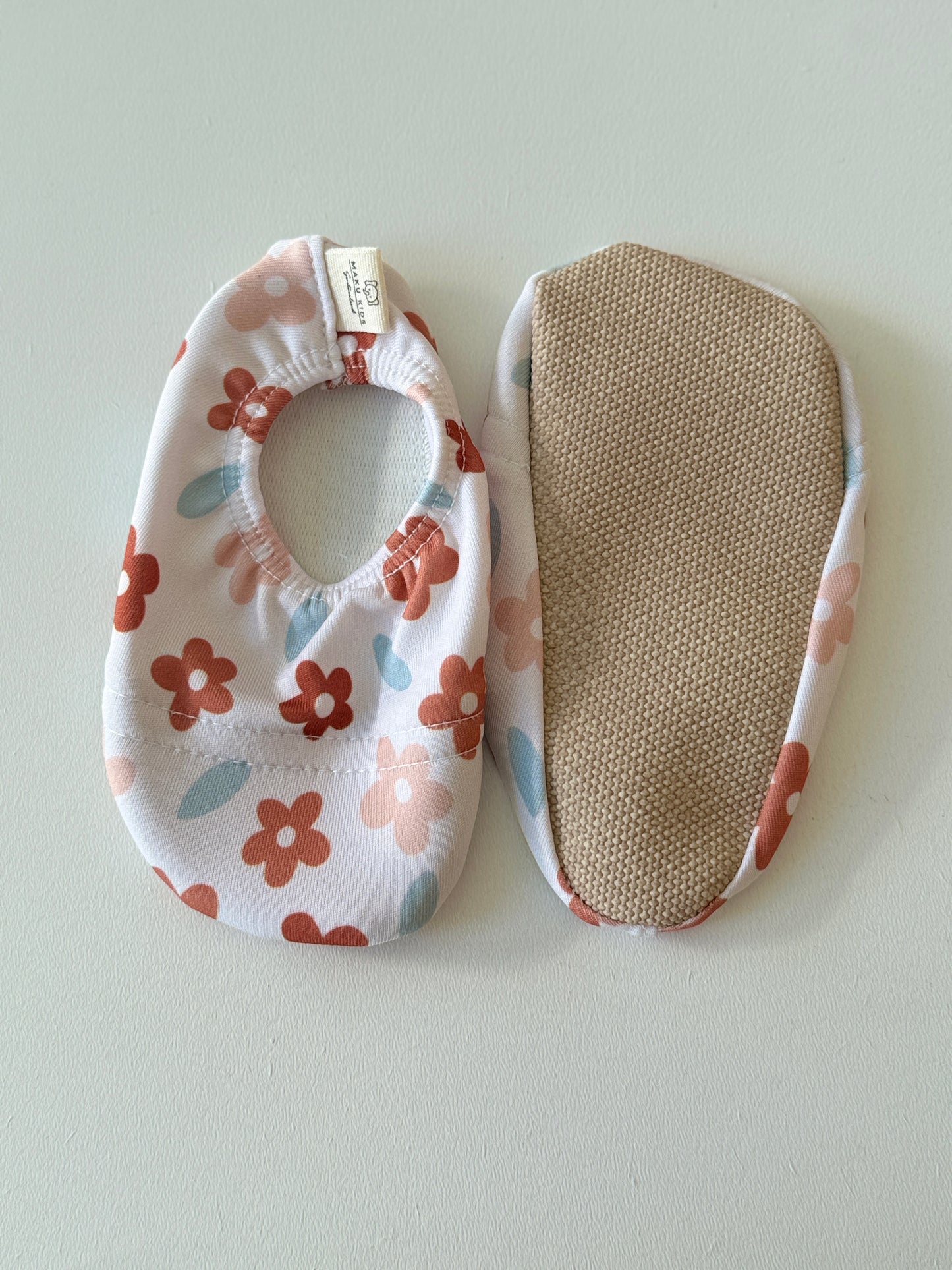 Badeschuhe - Blumen