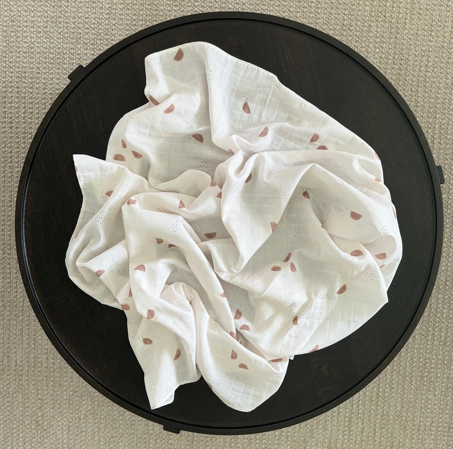 Musselin Tuch - Wassermelone - 120X120