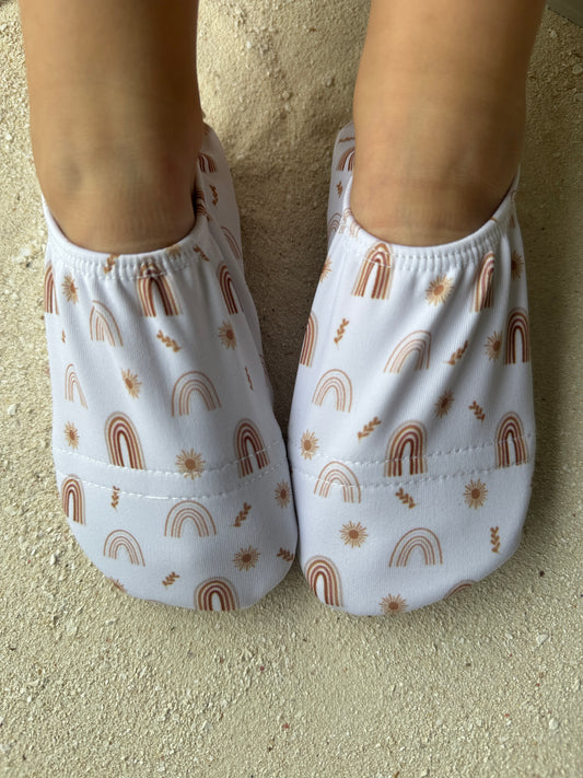Badeschuhe - Regenbogen