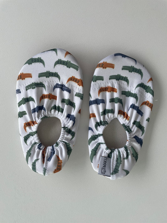 Badeschuhe - Kroko