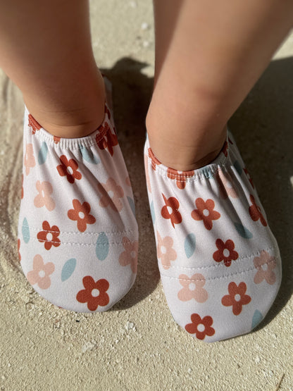 Badeschuhe - Blumen
