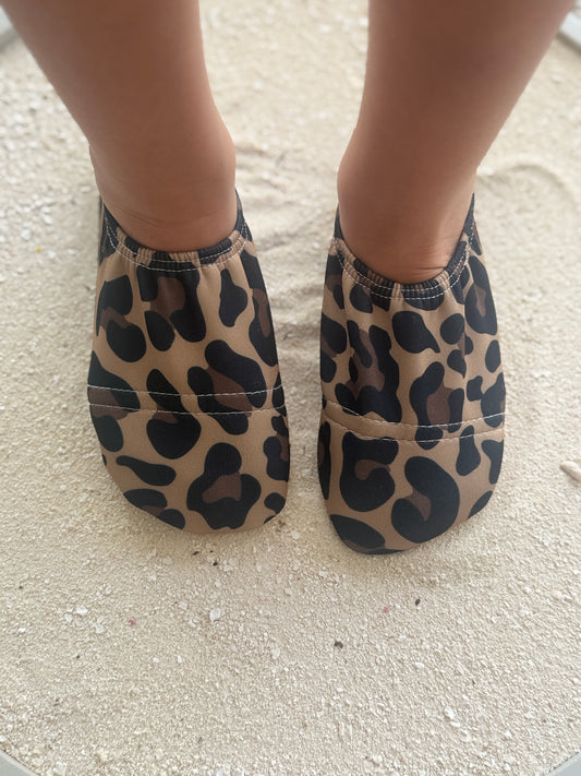 Badeschuhe - Leopart